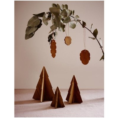 Dřevěné stromečky Teak Spruce Tree set 3 ks Skagerak – Hledejceny.cz