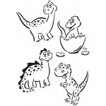 EFCO Plastová šablona dinosauři A4 – Zboží Dáma