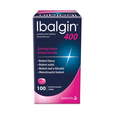 Ibalgin 400 tbl.obd. 100 x 400 mg – Zboží Mobilmania