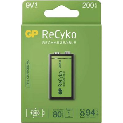 GP Recyko 9V 200 mAh 1ks B2152 – Zboží Mobilmania