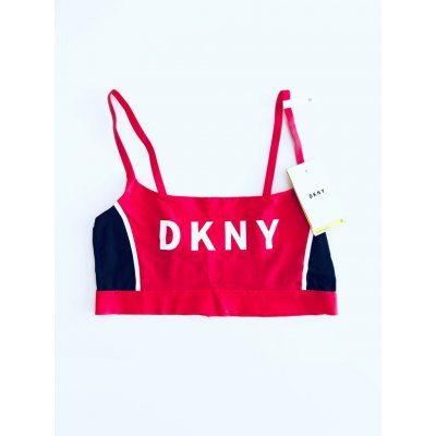 DKNY Logo Red Bralette