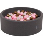 Divio suchý bazén 90x30 cm tmavě sivý + 300 míčků – Sleviste.cz