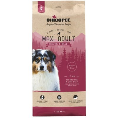 Chicopee Classic Nature maxi Adult Poultry & Millet 15 kg