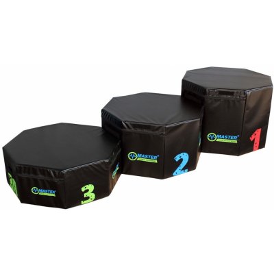 Master Set tréninkových plyo boxů MASTER 30, 45 a 60 cm – Zboží Mobilmania