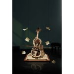 RoboTime dřevěné mechanické puzzle Kouzelné violoncello (elektrický pohon) – Zbozi.Blesk.cz