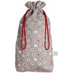 Velký wrapáček L - Šedý se srdíčky – Zboží Mobilmania