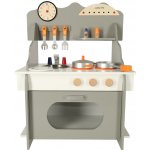 KIK KX4626 Dřevěná kuchyňská linka MDF pro děti s velkou troubou – Zboží Dáma