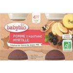 Babybio Jablko borůvky 2 x 130 g – Zboží Dáma