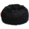 Sedací vak a pytel BeanBag Shaggy Black