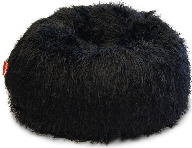 BeanBag Shaggy Black