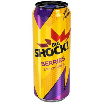 Big Shock! Berries energetický nápoj sycený 500 ml