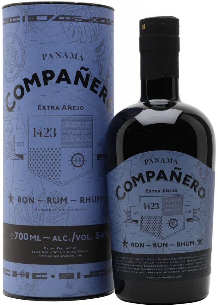 Compañero Extra Añejo Panama 54% 0,7 l (holá láhev)