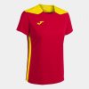 Dámské sportovní tričko Joma Championship VI Short Sleeve T-Shirt Red Yellow