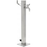 zahrada-XL Zahradní sloupek na vodu čtvercový 65 cm nerezová ocel – Hledejceny.cz