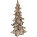 Hnědá dekorace vánoční stromek Christmas Tree 19*18*36 cm Clayre & Eef – Hledejceny.cz