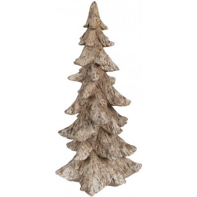 Hnědá dekorace vánoční stromek Christmas Tree 19*18*36 cm Clayre & Eef – Hledejceny.cz