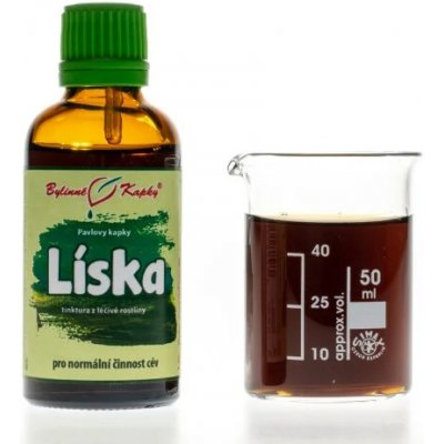 Bylinné kapky Pavlovy kapky Líska tinktura 50 ml – Hledejceny.cz