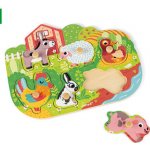 Janod vkládací puzzle s úchyty Farma – Zboží Mobilmania