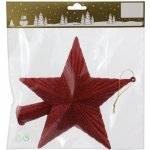 GEROMA Plastová špička na vánoční stromeček červená 19 cm 1 ks – Hledejceny.cz