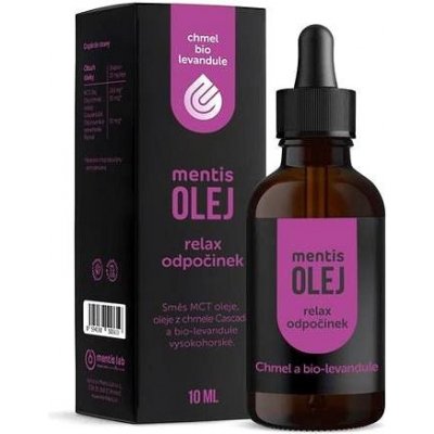 Mentis olej pro relaxi a odpočinek s chmelem a francouzskou bio-levandulí 10 ml – Hledejceny.cz