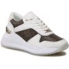 Dámské tenisky Calvin Klein sneakersy Chunky Intern Wedge Lace Up-mono HW0HW01439 white/Brown mono