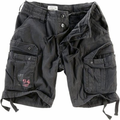 Šortky Airborne Vintage shorts černé – Sleviste.cz