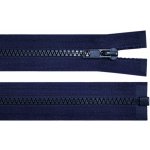 Kostěný zip No 5 délka 70 cm bundový - modrá tmavá – Zboží Mobilmania