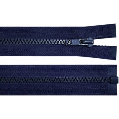 Kostěný zip No 5 délka 70 cm bundový - modrá tmavá – Zboží Mobilmania