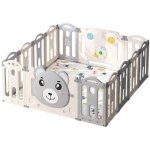 EMP Dětská ohrádka plastový plot 148 x 148 cm šedá – Sleviste.cz