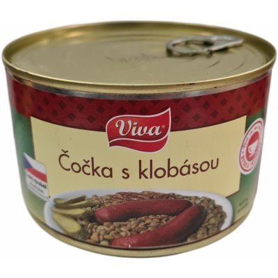 Viva Čočka s klobásou 400 g – Zbozi.Blesk.cz