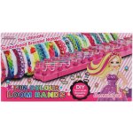 Udělej si náramek Gumičky LOOM BANDS 300ks tkalcovský stav s doplňky 181562 – Zboží Dáma
