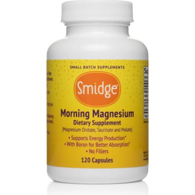 Smidge Morning Magnesium Ranní komplex hořčíků 120 kapslí – Hledejceny.cz