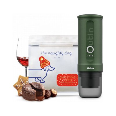 The naughty dog vánoční edice Outin set - Forest Green – Zboží Mobilmania