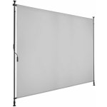 tectake 406153 markýza taija s ruční klikou - 120 x 310 cm,světle šedá – Zbozi.Blesk.cz