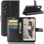 Pouzdro Wallet PU kožené Huawei P20 - černé – Zboží Živě