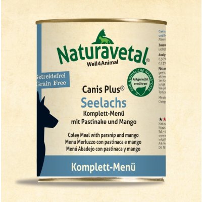Naturavetal Canis Plus Menu Mořská ryba 0,8 kg – Hledejceny.cz
