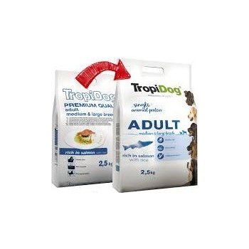 Tropidog Premium Aduls M & L Rich in Salmon 2,5 kg