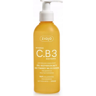 Ziaja Pleťový čistící gel Vitamin C.B3 Niacinamide 190 ml – Zboží Mobilmania