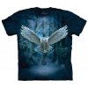 Pánské Tričko The Mountain batikované triko Očekávejte Magii modré