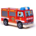 Bigjigs dřevěné hračky Nasazování hasiči – Zboží Mobilmania