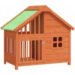 vidaXL Psí bouda hnědá 96 x 60,5 x 87 cm – Sleviste.cz