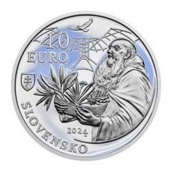 2024 10 € Fráter Cyprián z Červeného Kláštora 300. výročie narodenia Ag Proof