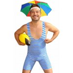 Retro plavky modro-bílé – Sleviste.cz