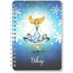 Bobo Kroužkový blok A6 čistý Děkuji 50 listů – Zboží Živě