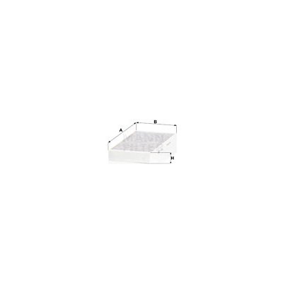 Filtr, vzduch v interiéru MANN-FILTER CUK 2723-2 – Hledejceny.cz