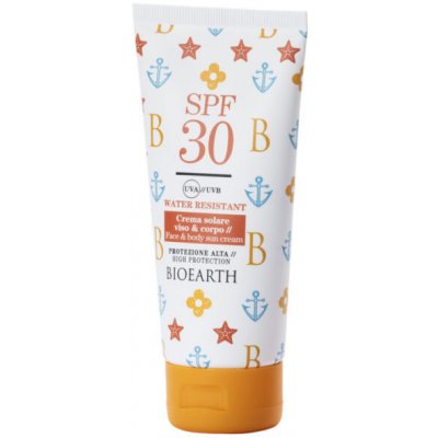 BIOEARTH Tvář a tělo voděodolný opalovací krém SPF 30 100 ml – Zbozi.Blesk.cz