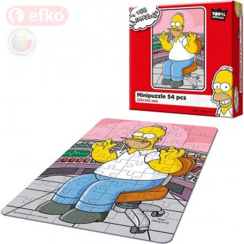 Efko Mini The Simpsons Homer v práci 54 dílků od 36 Kč - Heureka.cz