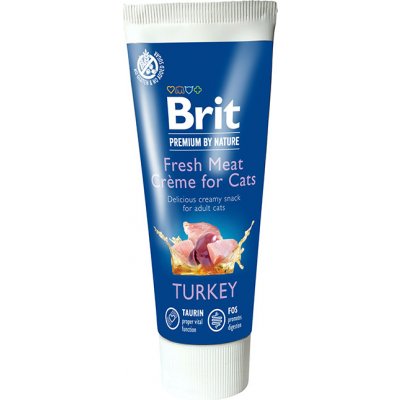 Brit Premium by Nature krémová pochoutka s krůtou a játry 75 g