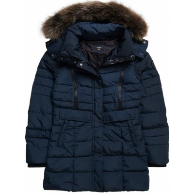 Superdry Longline Glacier Parka modrá