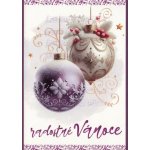 Pohlednice Vánoční ozdoby – Zboží Dáma